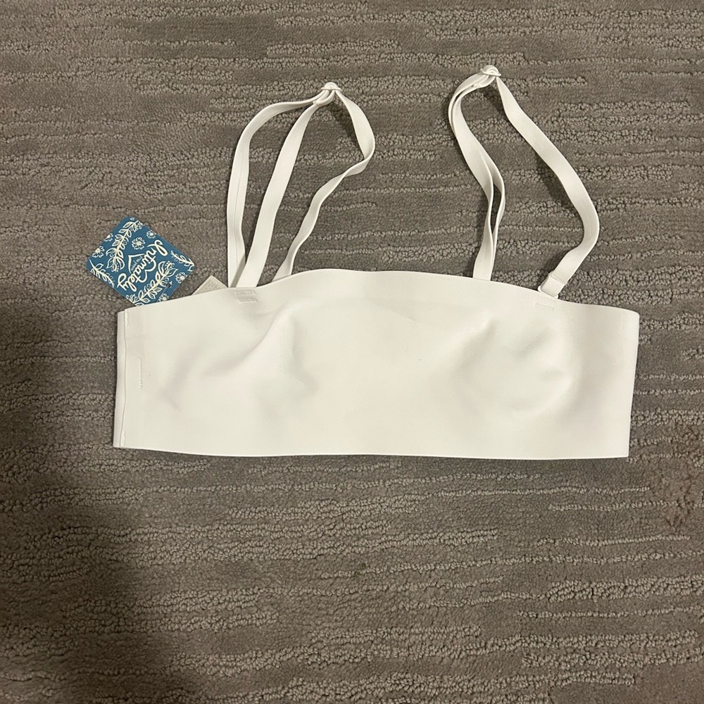Free people White strappy bralette with adjustable straps
